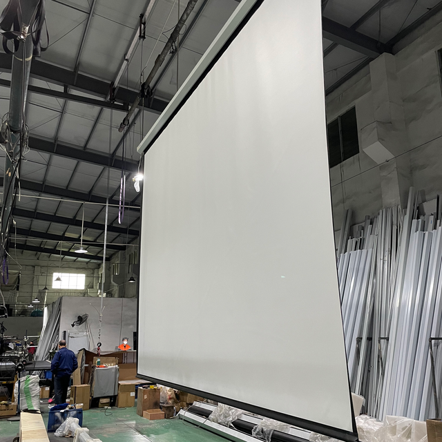 Motorized Projection Screen Custom Size Projector Screen Large Home Theater Screen