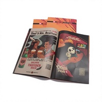 Brochure et magazine imprimés en offset couleur avec reliure à cheval et couverture souple personnalisée pour enfants