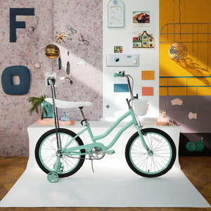 Bicicleta Infantil de 20 Pulgadas con Ruedas de Entrenamiento, Cuadro de Acero para Niñas de 7 a 12 Años - Product Image 3