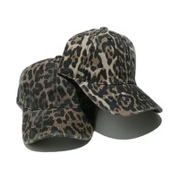 Casquette de baseball tendance pour femme, style coréen, visière polyvalente, imprimé léopard, nouvelle collection printemps-été