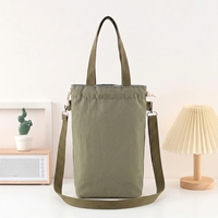 Sac de transport portable pour mini-bouteille, sac bandoulière personnalisé en tissu souple pour bouteille d'eau, téléphone, clés, voyages en plein air