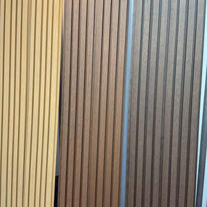 Vente flash, garantie 25 ans, panneau mural en bois composite WPC couleur noyer, imperméable, pour extérieur - Product Image 6