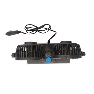 Ventilateur de tableau de bord universel Oumeite 12V DC/24V pour camion, compatible USB/adaptateur, double tête, refroidissement par air, turbo, pour voiture - Product Image 2