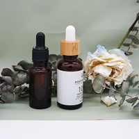 Flacon compte gouttes en verre pour les yeux, outil de cosmétique rond givré, de 100ml, 1 pièce