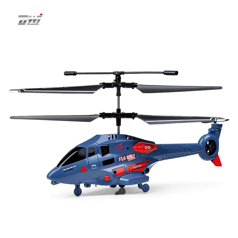 2.4G HZ copter 3.5 CH Double blade Alutitudehold one key star Remote control Helicopter with light