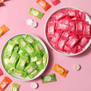 Caramelo con sabor a menta sin azúcar Sabor fuerte Aliento fresco Dulces golosinas refrescantes Sal marina para la bolsa de servicio de recepción del hotel - Product Image 5