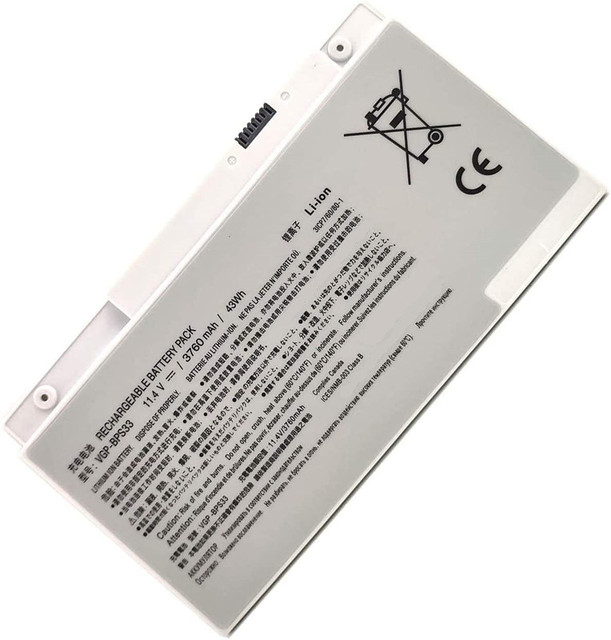 Replacement Laptop Battery BPS33 for Sony Laptop Battery Vaio SVT-14 SVT-15 T14 T15 Touchscreen Ultrabooks VGP-BPS33 Batteries