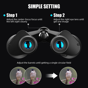 Ống Kính Porro <span class=keywords><strong>Prism</strong></span> BAK4 FMC HD Chất Lượng Cao Dành Cho Người Lớn Chuyên Nghiệp Ống Nhòm <span class=keywords><strong>7X50</strong></span> Với Tầm Nhìn Ban Đêm Ánh Sáng Yếu - Product Image 5