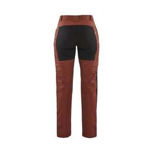 BLAKLADER - 715918455999C30 Pantalones de servicio para mujer elásticos Burned Red/Black-PANTALONES DE TRABAJO EAN 7330509787465 - Product Image 2