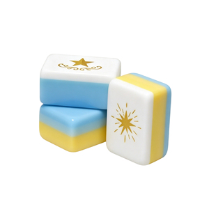<span class=keywords><strong>Jeu</strong></span> de Mahjong 4 couches, thème vacances d'été à la plage, Mahjong américain, impression UV haute définition, tuiles vert citron pour fête au bord de la piscine avec plateau - Product Image 6