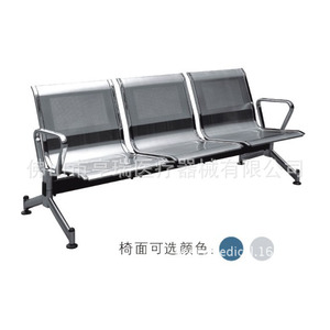 Silla de espera de acero inoxidable para 4 personas, diseño minimalista y duradero para hospitales, aeropuertos y estaciones. - Product Image 5