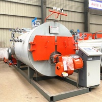 Chaudière à vapeur à tubes de fumée WNS, structure à retour humide en 3 passages, 2 tonnes, 4 tonnes, 6 tonnes, 8 tonnes, 10 tonnes, au gaz ou au mazout