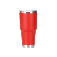 Bouteille d'eau en acier inoxydable avec logo personnalisé, vente en gros, double paroi, isolée sous vide, gravée au laser, cadeau promotionnel d'entreprise
