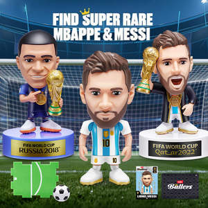 Caja Sorpresa Zuru World Cup Football Stars con Figuras <span class=keywords><strong>de</strong></span> Mbappé, <span class=keywords><strong>Messi</strong></span> y Estadios Legendarios <span class=keywords><strong>de</strong></span> la Copa Mundial - Product Image 2