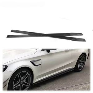Extensiones de Faldones Laterales de Fibra de Carbono W205 C63 para Mercedes-Benz Clase C AMG 2015-2017, Kits de Carrocería, Piezas de Automóvil - Product Image 6