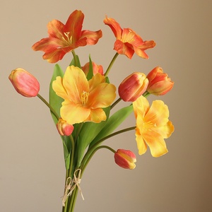 New Style <b>Artificial</b> Tulip High Quality Single <b>Stem</b> Silk <b>Artificial</b> Flowers for Mother's Day New Year & Wedding Decoration - Product Image 4