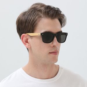 Lunettes de soleil en bois de <span class=keywords><strong>bambou</strong></span> pour hommes, vintage, en bois, à la mode, clous de riz pour femmes, fabricants de lunettes en <span class=keywords><strong>bambou</strong></span>, vente en gros - Product Image 2