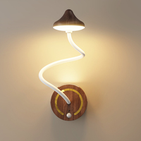 Lampes murales sans fil magnétiques DIY réglables et rechargeables de style nordique moderne pour la maison, lumière murale RGB intelligente avec batterie USB pour chambre à coucher
