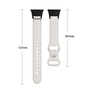 Correa de liberación rápida para <span class=keywords><strong>Xiaomi</strong></span> Mi <span class=keywords><strong>Band</strong></span> <span class=keywords><strong>7Pro</strong></span>, pulsera con textura de cuero, banda de silicona agradable para la piel, accesorios deportivos para reloj inteligente - Product Image 4