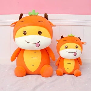 2021 Bơ Cà Rốt Gối Gối Phim Hoạt Hình Dưa Hấu 3d Sang Trọng Đồ Chơi Nhồi Bông Vui Tuỳ Chỉnh Rau Hình Trái Cây Hình Dạng Gối - Product Image 5