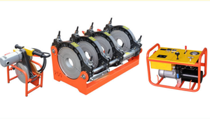 Machine de soudage par emboîtement hydraulique industrielle E-work 90-250B pour tuyaux PE/PVDF/PPR, tube en plastique avec cadre pour diamètres de 90 à 250 mm - Product Image 6
