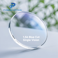Lentilles optiques unifocales Pioneer Optical 1.56 1.60 1.67 1.74 UV420, lentilles anti-lumière bleue à indice de cylindrisation élevé (CYL)
