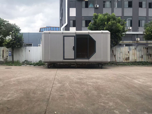 Ventana holográfica Prefab Pod-Oficina móvil de <span class=keywords><strong>realidad</strong></span> aumentada/Casa con paredes de pantalla táctil interactiva - Product Image 2