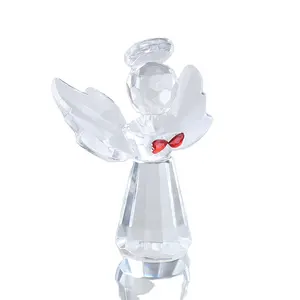 도매 크리스탈 천사 입상 가정 장식을위한 독특한 디자인의 생일 선물