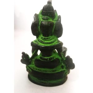 หัตถกรรมทองเหลืองรูปปั้นของลอร์ด kuber Murti เทพเจ้าแห่งความมั่งคั่งอวยพร Vastu Feng Shui pujag ของขวัญของใช้ในวันหยุด - Product Image 3