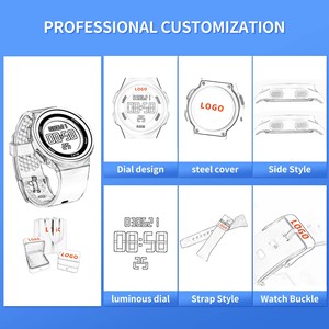 Montre numérique unisexe pour enfants et étudiants, étanche, avec alarme, motif dessin animé personnalisé, vente chaude en gros - Product Image 3
