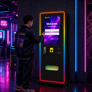 Distributeur automatique de tabac sur pied, compatible ADA, en acier inoxydable, écran tactile 32'', vérification de l'âge, enveloppe personnalisée, bar, KTV, club - Product Image 1