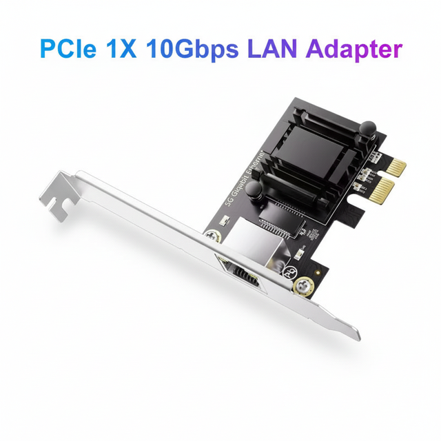 Internal PCIe 1X 5Gbps Wired LAN Adapter for Desktop PC Windows ESXi ROS in Stock
