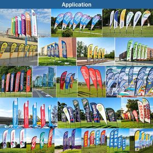 Bandera de Plumas de Poliéster con Logotipo Personalizado, Pancarta Publicitaria para Playa y Exteriores, para Eventos de <span class=keywords><strong>Surf</strong></span> - Product Image 4