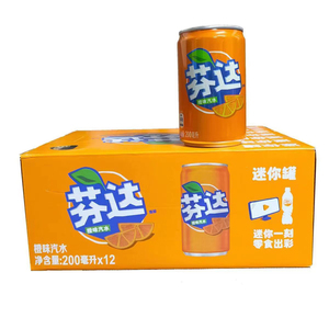 Boissons gazeuses asiatiques de haute qualité 200 ml <span class=keywords><strong>Fanta</strong></span> Coca-Cola Soda <span class=keywords><strong>Orange</strong></span>, boisson gazeuse à saveur de fruits faible en gras en bouteilles - Vente en gros à prix réduit - Product Image 4