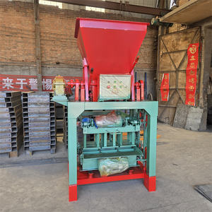 Mesin pembuat telur semen pengangkat rantai, mesin pembuat telur trotoar, berbagai cetakan pembuat blok berongga, mesin bata abu - Product Image 1