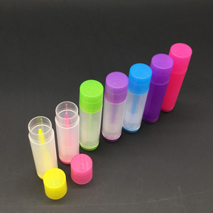 5g mini tube de baume à lèvres Transparent coloré avec plateau de remplissage en silicone, vente en gros - Product Image 4