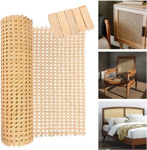 Anyaman Bambu Alami Indonesia Cadeira De Vime Kuning Menenun Gulungan Rotan Tertutup untuk Bahan Mebel Rotan - Product Image 2