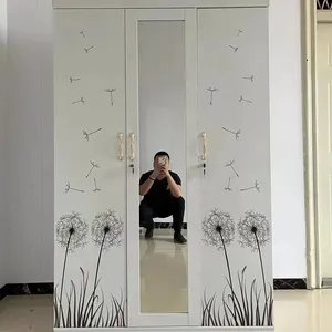 Armoire à 3 portes battantes, rangement pour vêtements, casier en acier, casier de gym, armoire en métal, <span class=keywords><strong>placard</strong></span> de chambre - Product Image 1