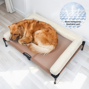 Langlebiges Atmungsaktives Netz-Hundebett, Ganzjahres-Erhöhtes Camping-Bett für Mittelgroße & Große Hunde, Abnehmbar & Waschbar - Product Image 3