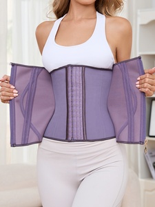 <span class=keywords><strong>Ceinture</strong></span> de sudation amincissante 3-en-1 <span class=keywords><strong>pour</strong></span> femme, idéale <span class=keywords><strong>pour</strong></span> <span class=keywords><strong>le</strong></span> sport, la perte de poids, <span class=keywords><strong>le</strong></span> yoga et la course à pied, couleur violette - Product Image 2