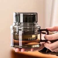 Novos Produtos: Conjunto Moderno de 3 Peças em Vidro Borossilicato Ecológico para Café e Chá com Cabo de Madeira