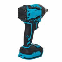 Clé à chocs électrique sans balais 21V à couple élevé, double batterie lithium-ion, outil compact portatif pour le bricolage, chargeur inclus