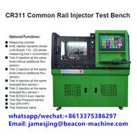 CR311 dizel motor standı ile Common Rail yakıt enjektörü Test makinesi için Lab & araba abd enjektör testi ve tezgah ölçümleri için