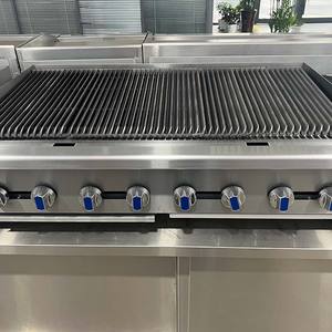 वाणिज्यिक भारी शुल्क गैस चारब्रोइलर अमेरिकी शैली बारबेक्यू खाना पकाने के लिए बारबेक्यू ग्रिल - Product Image 3