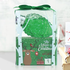 Starlit mekar mandi bulat untuk Fizzers gaya lucu Vegan & Ba-gratis tema Natal dalam kotak hadiah liburan - Product Image 4