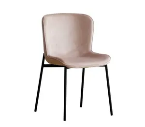 Silla de Comedor de Metal Nórdica Contemporánea para Espacios Modernos - Product Image 4