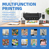 Machine d'impression de t-shirts professionnelle à double tête Xp600 I1600 I3200, imprimante graphique DTF A3 30CM pour logos