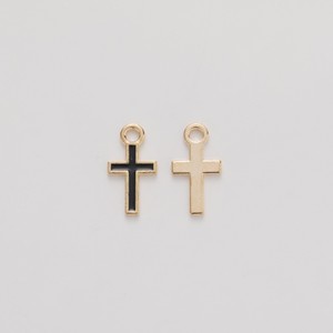 Colgante de Cruz Latina en Tono Dorado, de Aleación de Zinc Esmaltada, con Aro Individual, <span class=keywords><strong>para</strong></span> Recuerdos de <span class=keywords><strong>Bautizo</strong></span> y Manualidades - Product Image 3