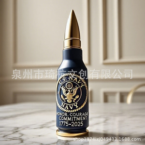 Adorno de Bala del USMC, Recuerdo del Aniversario 2025, Decoración de Escritorio de Resina, Regalo - Product Image 4