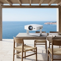 Projecteur LED JUNUO J500 500 Lumens ANSI 1080P Android 14 Mise au point automatique Stéréo HIFI Portable Home Cinéma